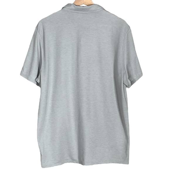 Vuori Knit Twill Performance Polo Gray Size Large - Picture 8 of 12